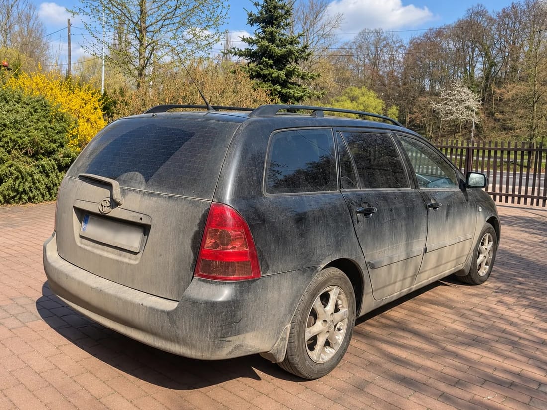 Czarne kombi, stan przed